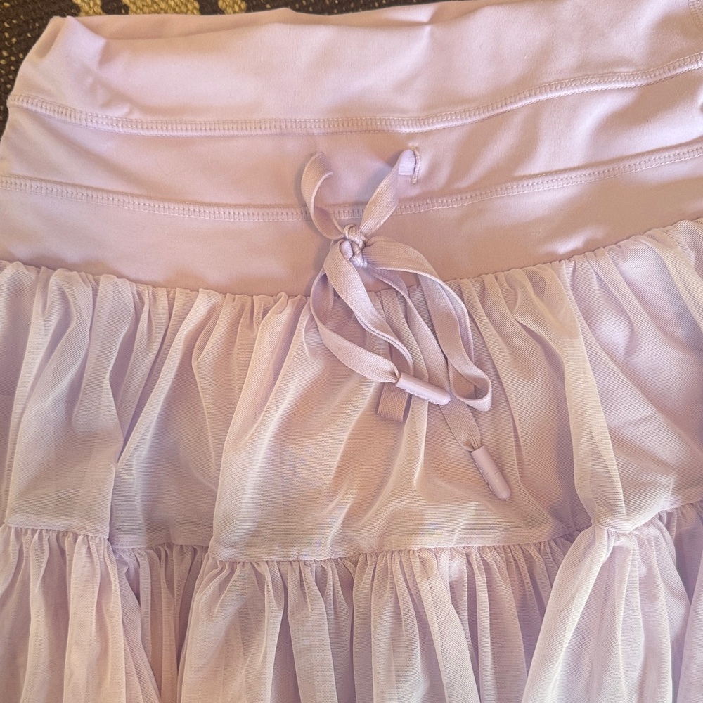 NWOT POPFLEX Lavender Skater Skirt - Picture 3 of 5